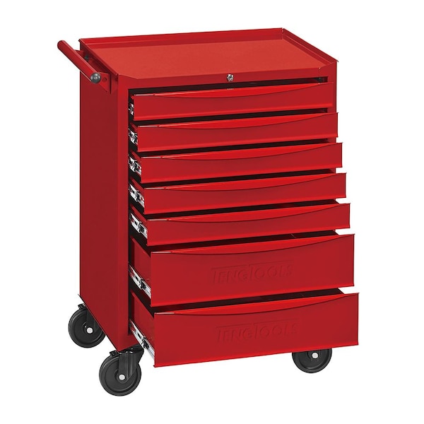 179 Piece Complete Mixed EVA Foam 7 Drawer Roller Cabinet
